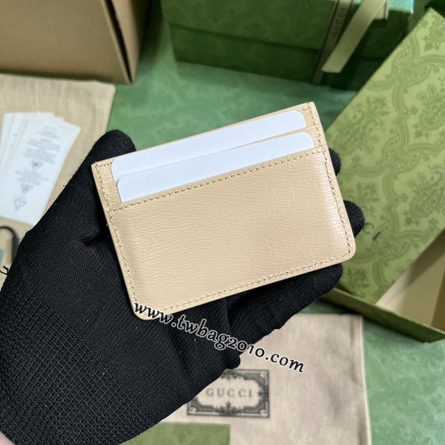 gucci專櫃新款原廠皮卡包 古馳飾手寫體Gucci標識卡片夾 jcp1799